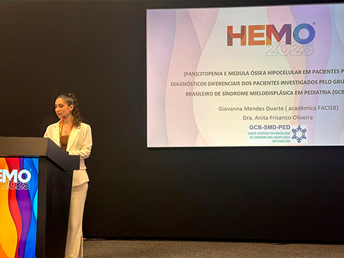 Discente da FACISB é premiada em congresso nacional de Hematologia